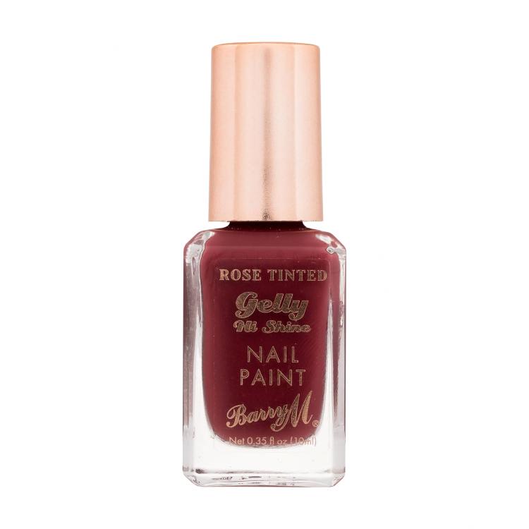 Barry M Gelly Hi Shine Rose Tinted Nail Paint Lak za nohte za ženske 10 ml Odtenek French Rose