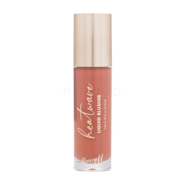 Barry M Heatwave Liquid Blusher Rdečilo za obraz za ženske 5,5 ml Odtenek Secluded