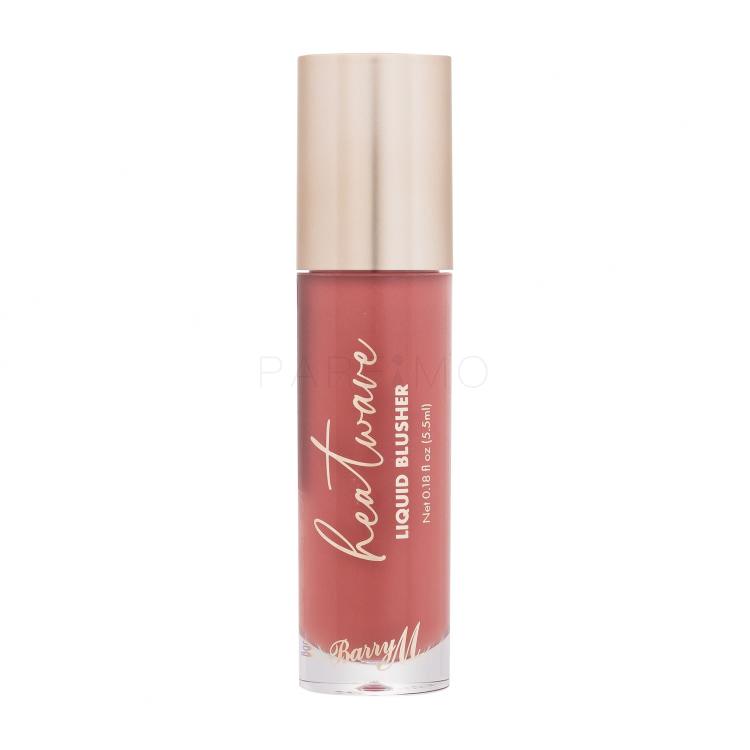 Barry M Heatwave Liquid Blusher Rdečilo za obraz za ženske 5,5 ml Odtenek Dreamy