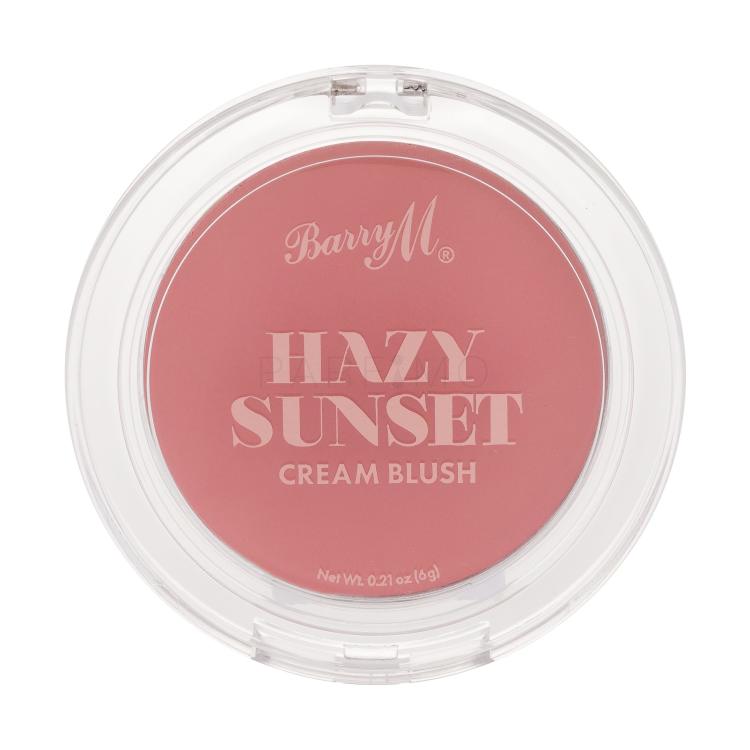 Barry M Hazy Sunset Cream Blush Rdečilo za obraz za ženske 6 g Odtenek Sundown Dream