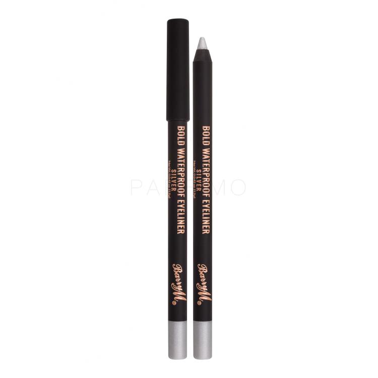 Barry M Bold Waterproof Eyeliner Svinčnik za oči za ženske 1,2 g Odtenek Silver