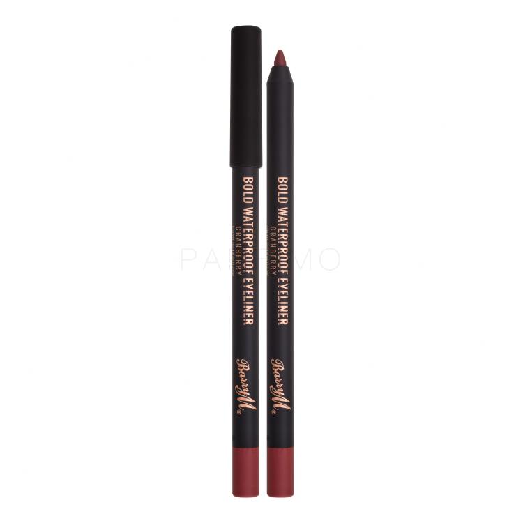 Barry M Bold Waterproof Eyeliner Svinčnik za oči za ženske 1,2 g Odtenek Cranberry