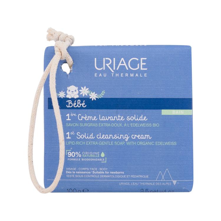 Uriage Bébé 1st Solid Cleansing Cream Trdo milo za otroke 100 g