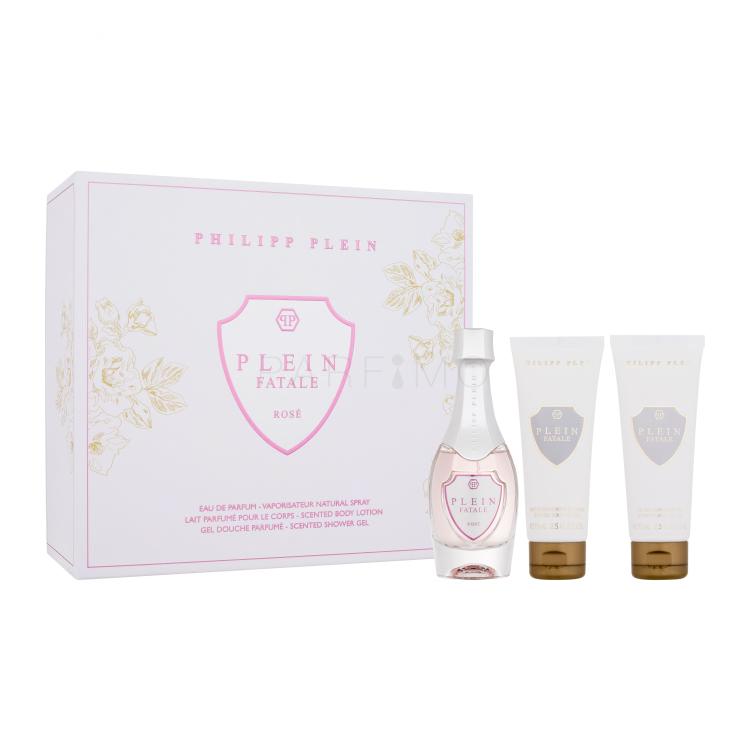 Philipp Plein Plein Fatale Rosé Darilni set parfumska voda 50 ml + losjon za telo 75 ml + gel za prhanje 75 ml