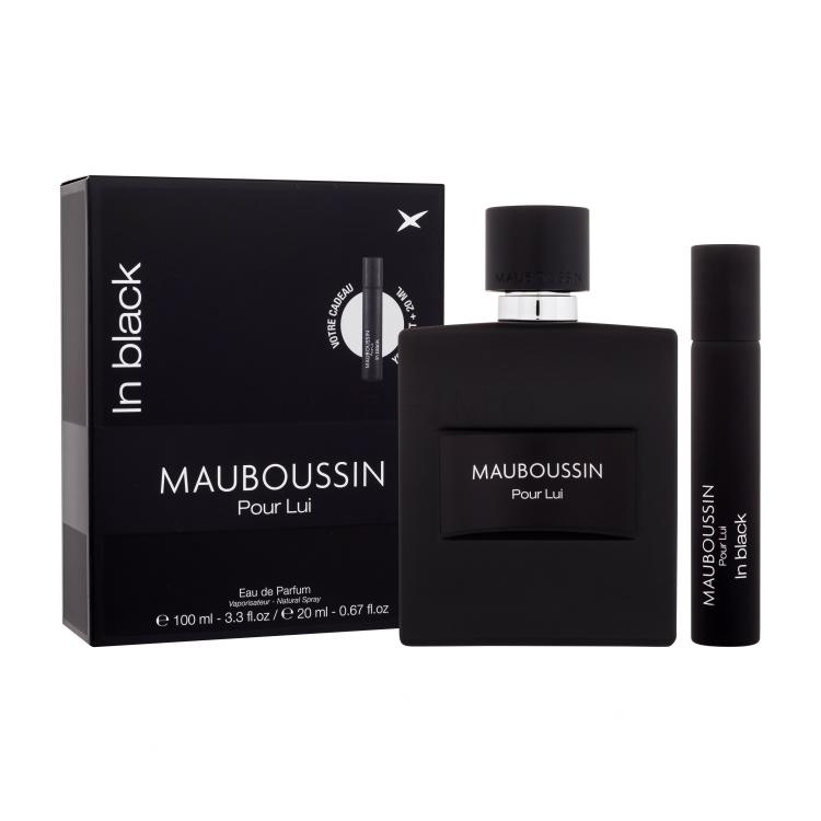 Mauboussin Pour Lui In Black Darilni set parfumska voda 100 ml + parfumska voda 20 ml