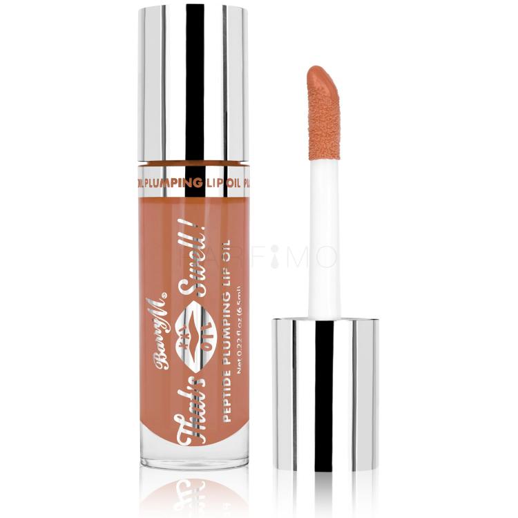 Barry M That´s Swell! Peptide Plumping Lip Oil Olje za ustnice za ženske 6,5 ml Odtenek Honeyed Hue