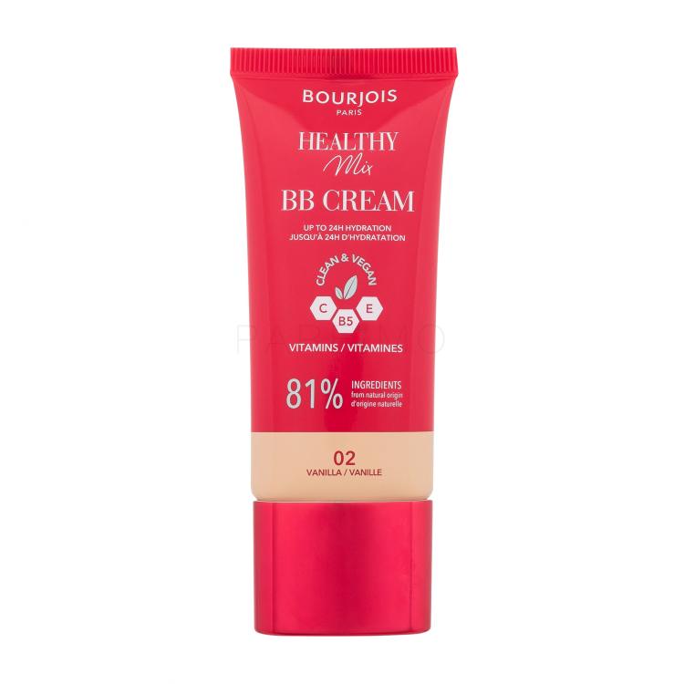 BOURJOIS Paris Healthy Mix Clean &amp; Vegan BB Cream BB krema za ženske 30 ml Odtenek 02 Vanile