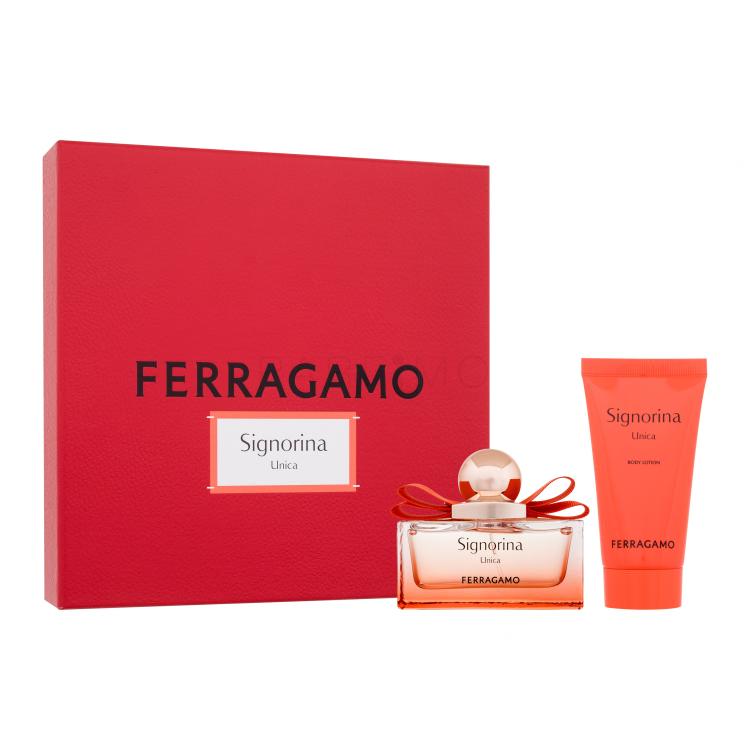 Ferragamo Signorina Unica Darilni set parfumska voda 50 ml + losjon za telo 50 ml