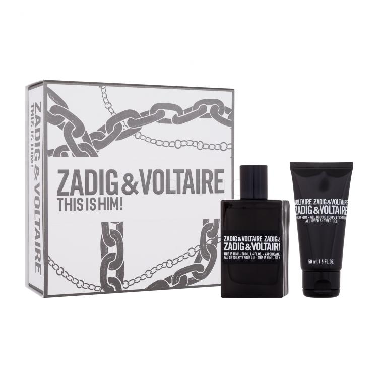 Zadig &amp; Voltaire This is Him! Darilni set toaletna voda 50 ml + gel za prhanje 50 ml