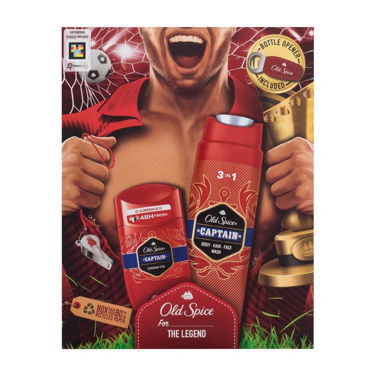 Old Spice Captain Darilni set poškodovana škatla