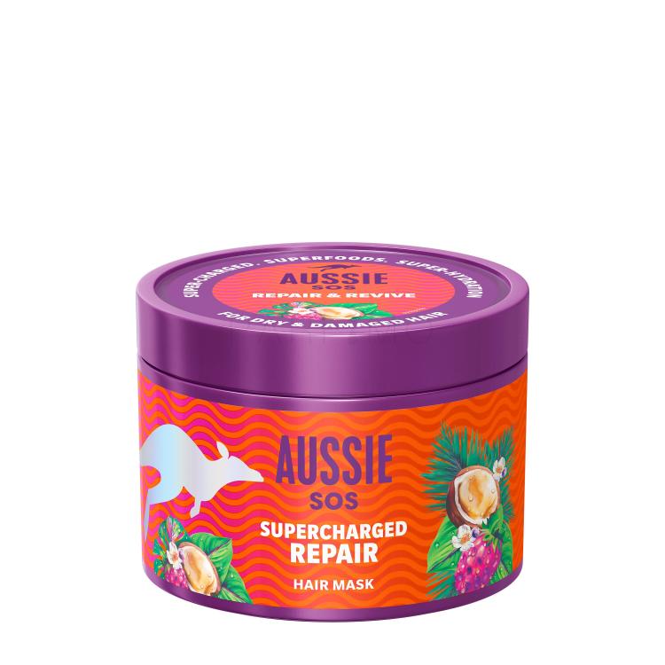 Aussie SOS Supercharged Repair Hair Mask Maska za lase za ženske 500 ml