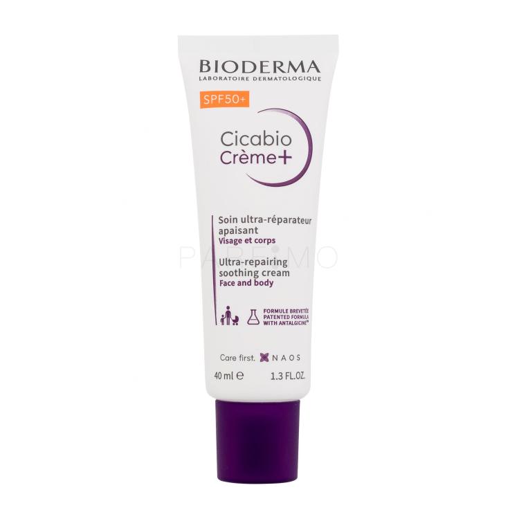 BIODERMA Cicabio Crème+ Ultra-Repairing Soothing Cream SPF50+ Krema za telo 40 ml