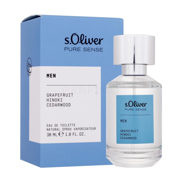 s.Oliver Pure Sense Toaletna voda za moške 30 ml poškodovana škatla