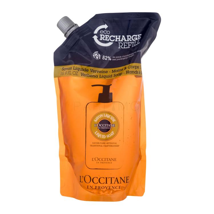 L&#039;Occitane Verveine (Verbena) Liquid Soap Tekoče milo za ženske polnilo 500 ml