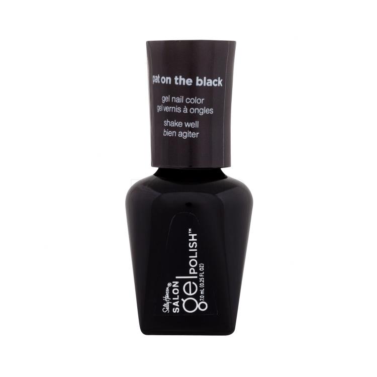 Sally Hansen Salon Gel Polish Gel Nail Color Lak za nohte za ženske 7 ml Odtenek 260 Pat On The Black