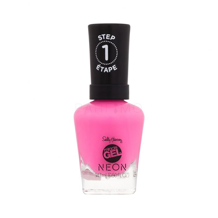 Sally Hansen Miracle Gel Neon Lak za nohte za ženske 14,7 ml Odtenek 050 Fuchsia Fever