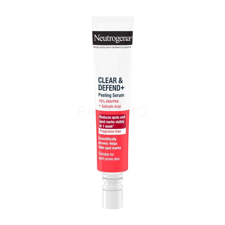 Neutrogena Clear &amp; Defend+ Peeling Serum Serum za obraz 30 ml