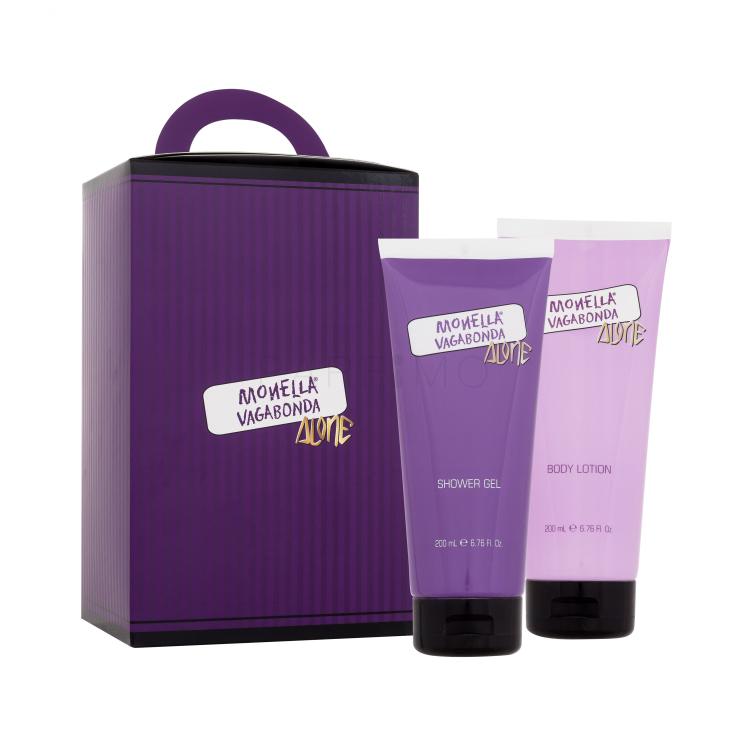 Monella Vagabonda Alone Darilni set gel za prhanje 200 ml + losjon za telo 200 ml