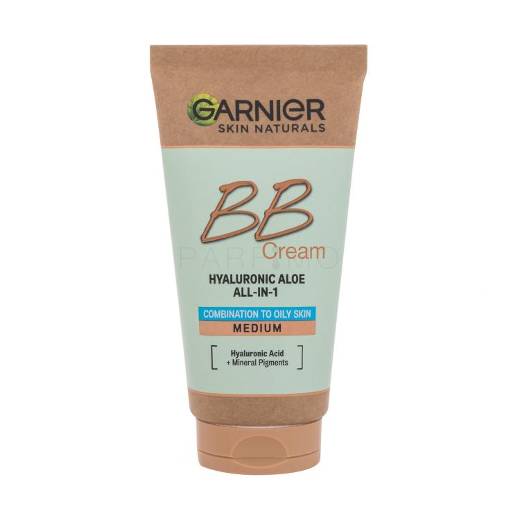 Garnier Skin Naturals BB Cream Hyaluronic Aloe All-In-1 BB krema za ženske 50 ml Odtenek Medium poškodovana škatla