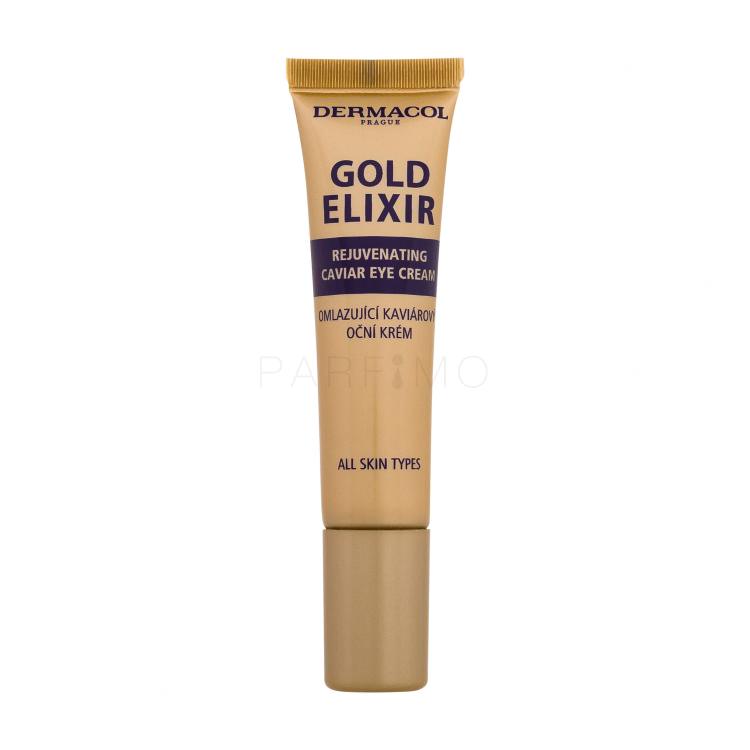 Dermacol Gold Elixir Rejuvenating Caviar Eye Cream Krema za okoli oči za ženske 15 ml