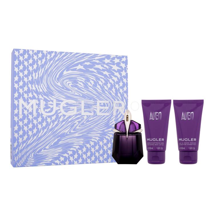 Mugler Alien SET3 Darilni set parfumska voda 30 ml + mleko za prhanje 50 ml + losjon za telo 50 ml