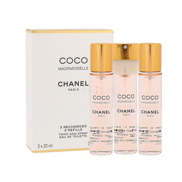 Chanel Coco Mademoiselle Toaletna voda za ženske polnilo 3x20 ml