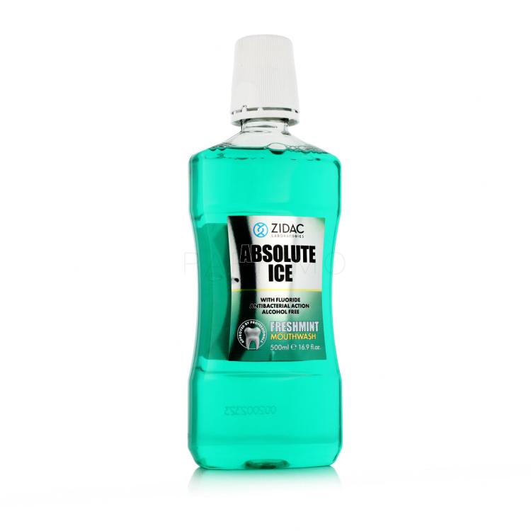 Zidac Laboratories Absolute Ice Freshmint Mouthwash Ustna vodica 500 ml