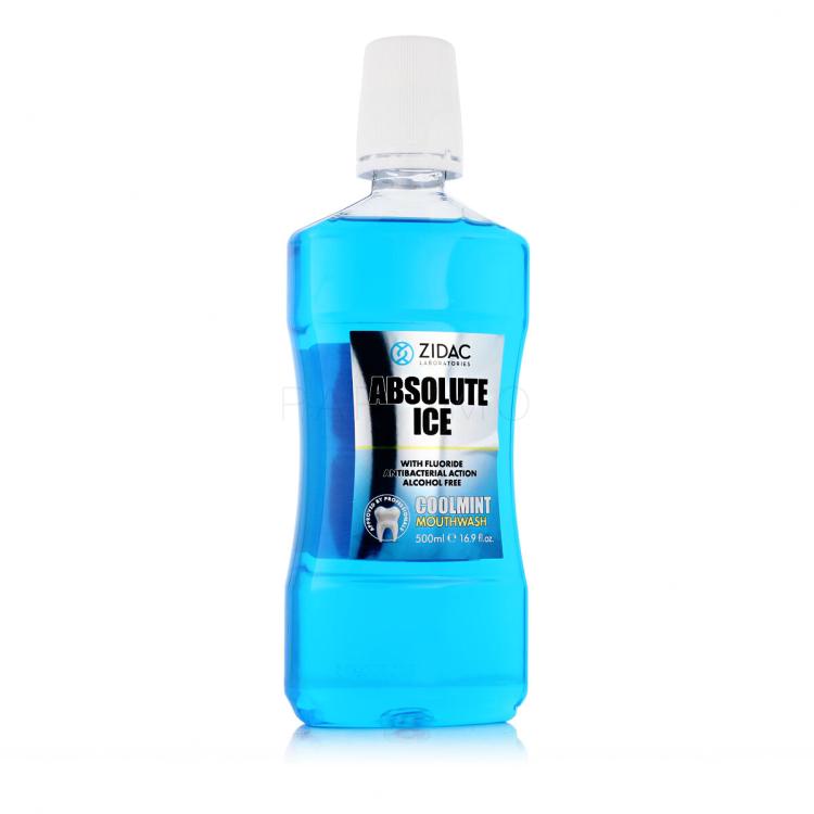Zidac Laboratories Absolute Ice Coolmint Mouthwash Ustna vodica 500 ml