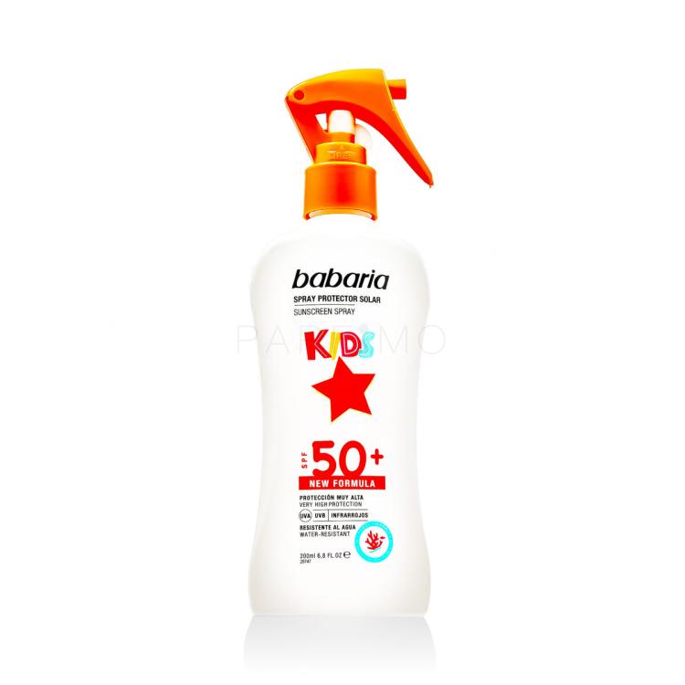 Babaria Kids Sunscreen Spray SPF50+ Zaščita pred soncem za telo za otroke 200 ml