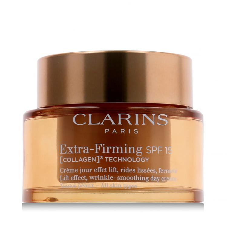 Clarins Extra-Firming Day Cream All Skin Types, SPF15 Dnevna krema za obraz za ženske 50 ml