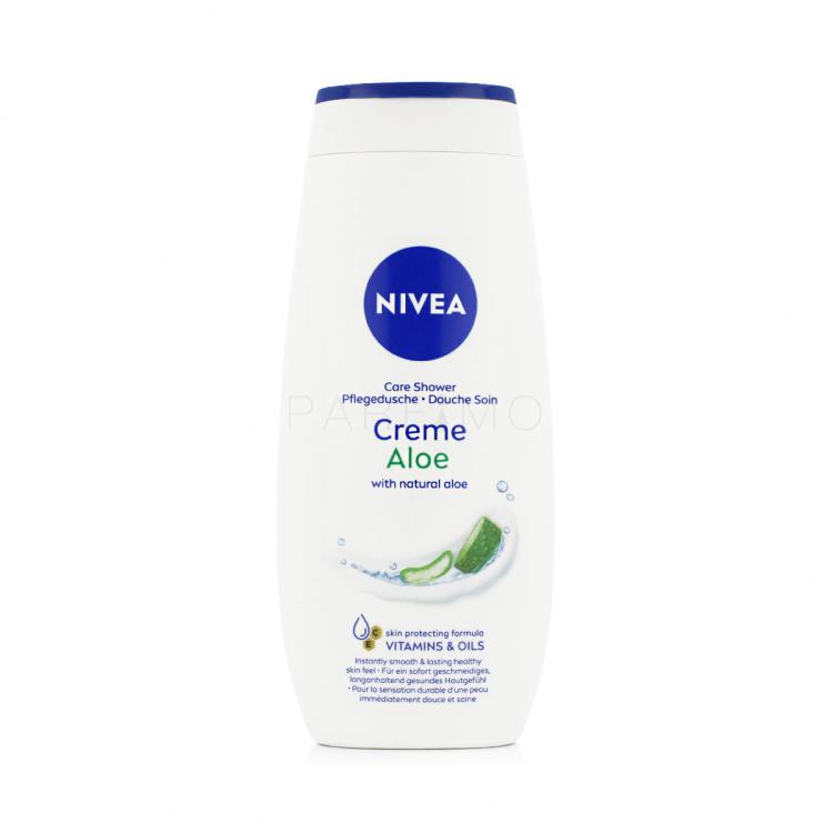 Nivea Creme Aloe Krema za prhanje za ženske 250 ml