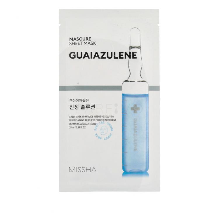 Missha Mascure Sheet Mask Guaiazulene Maska za obraz 28 ml