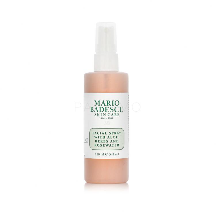 Mario Badescu Facial Spray Aloe, Herbs and Rosewater Losjon in sprej za obraz 118 ml