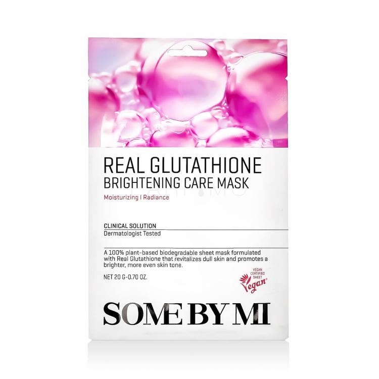 Some By Mi Real Glutathione Brightening Care Mask Maska za obraz 20 g