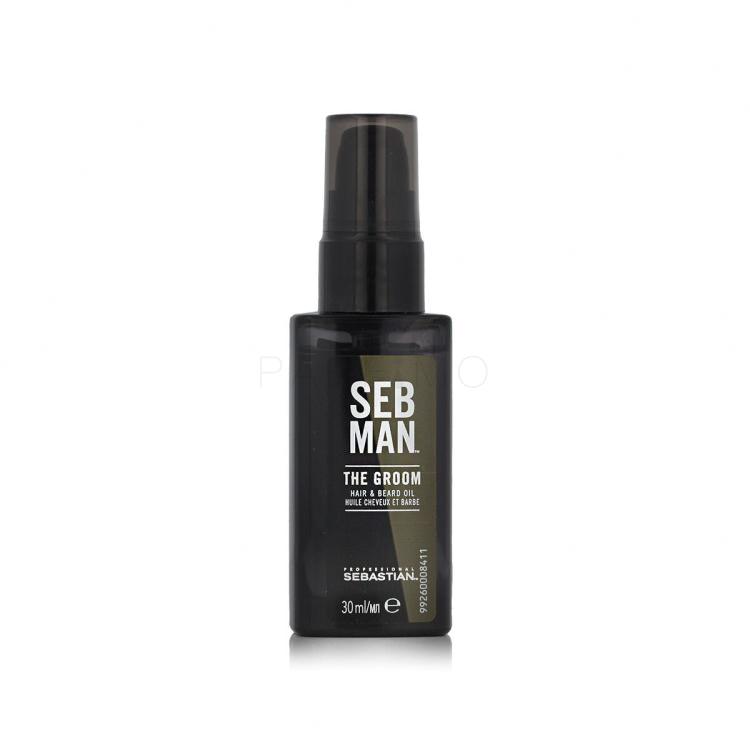 Sebastian Professional Seb Man The Groom Hair &amp; Beard Oil Olje za lase za moške 30 ml