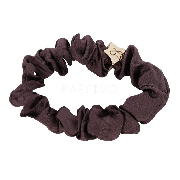 By Eloise London Silk Scrunchie Gold Star Elastika za lase za ženske 1 kos Odtenek Mulbery