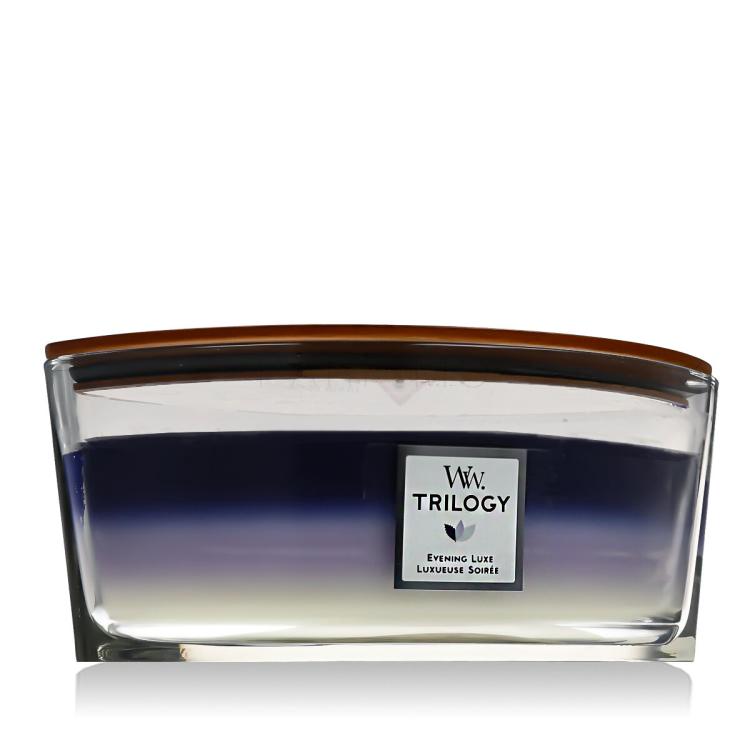 WoodWick Trilogy Evening Luxe Dišeča svečka 453,6 g