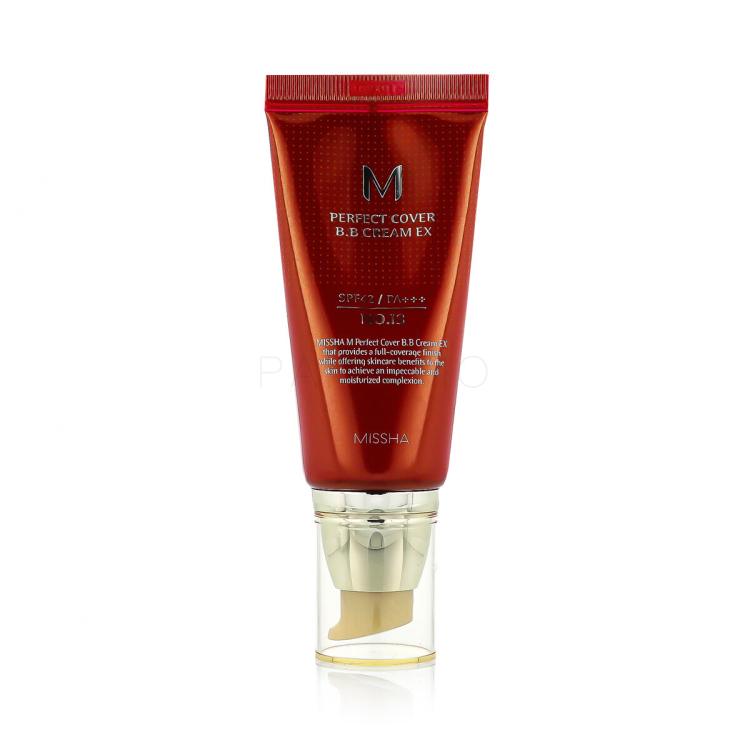 Missha M Perfect Cover BB Cream EX SPF42 BB krema za ženske 50 ml Odtenek No.13 Bright Beige