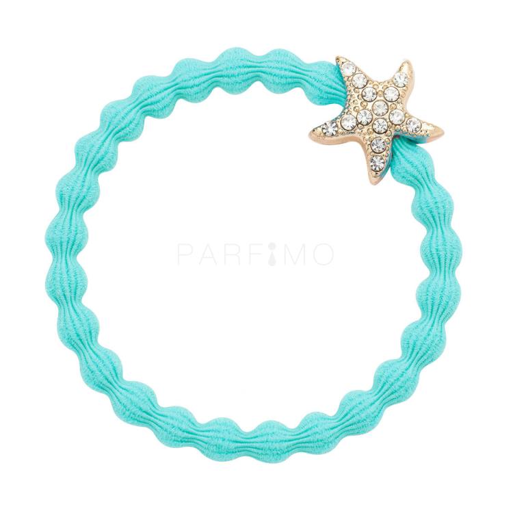 By Eloise London Bling Charms Starfish Elastika za lase za ženske 1 kos Odtenek Turquoise