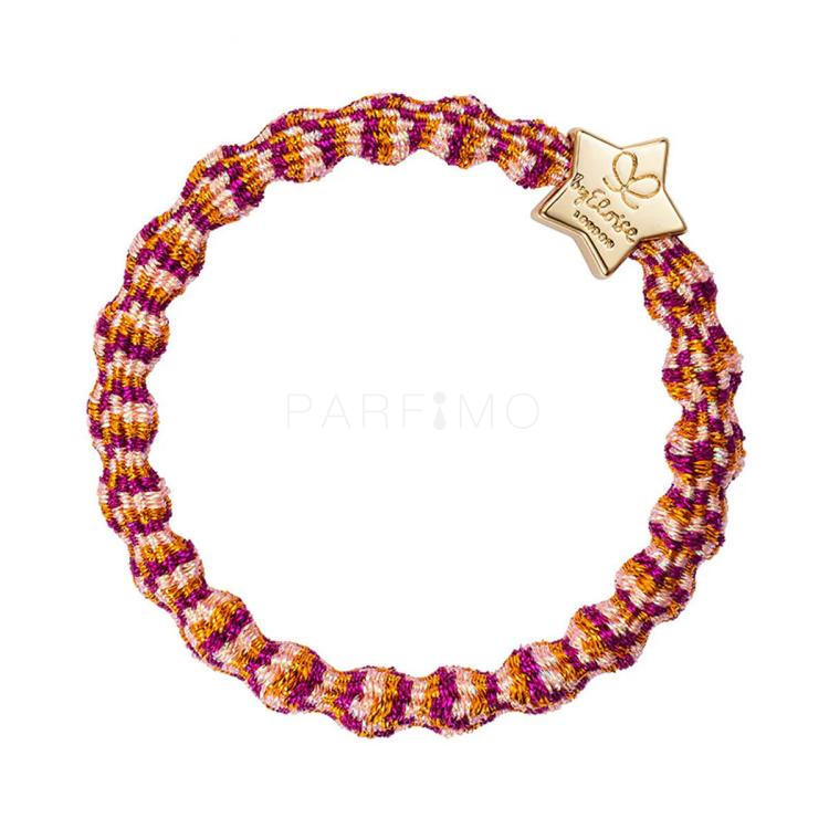 By Eloise London Metallic Gold Star Elastika za lase za ženske 1 kos Odtenek Carnival