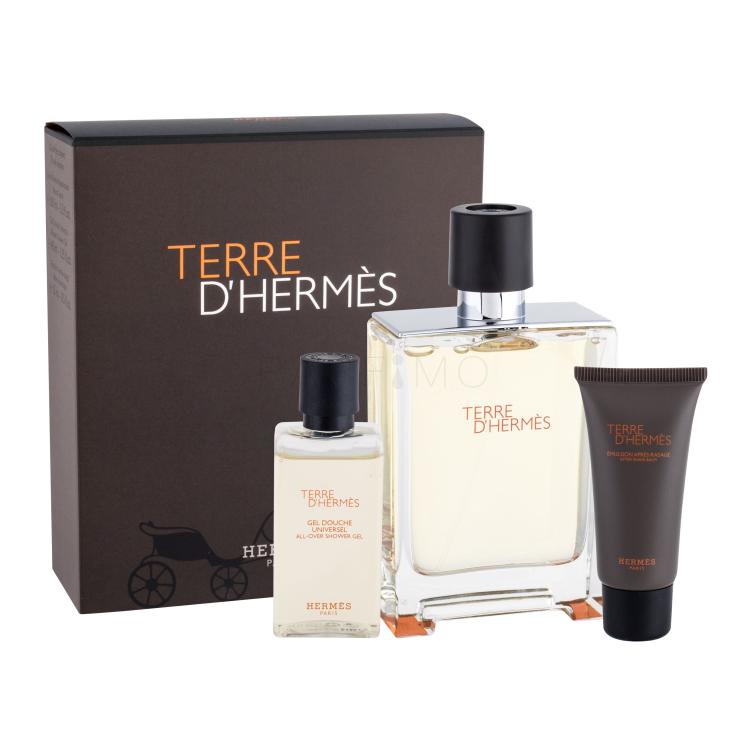 Hermes Terre d´Hermès Darilni set toaletna voda 100 ml + gel za prhanje 40 ml + balzam po britju 15 ml