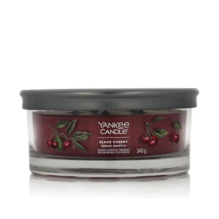 Yankee Candle Signature Black Cherry Dišeča svečka 340 g