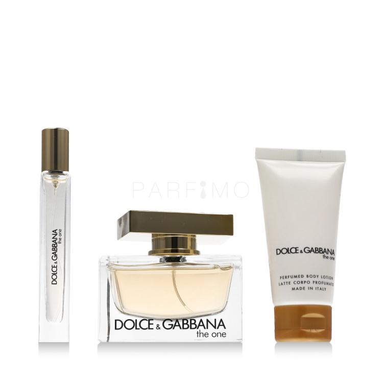 Dolce&amp;Gabbana The One Darilni set parfumska voda 75 ml + losjon za telo 50 ml + parfumska voda 10 ml