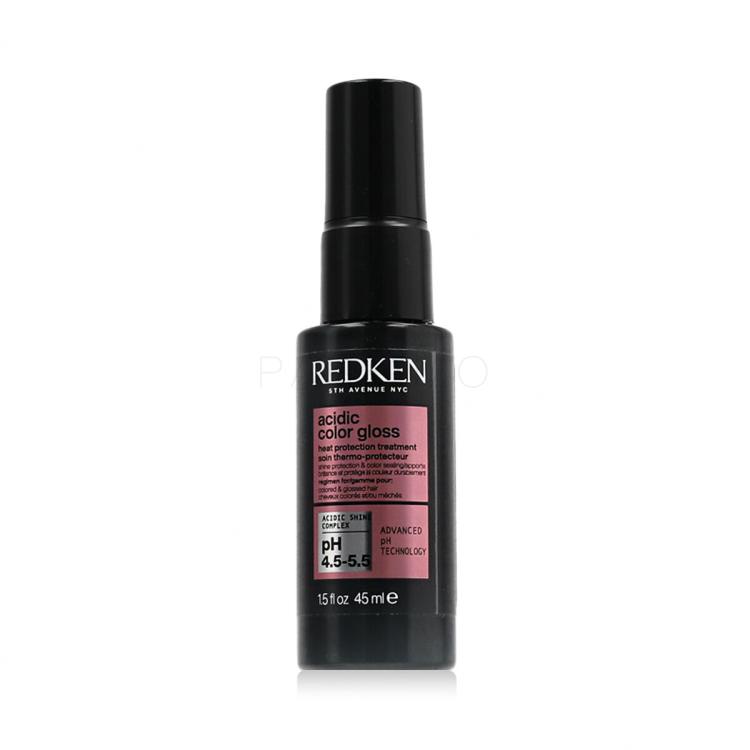 Redken Acidic Color Gloss Heat Protection Treatment Za toplotno obdelavo las za ženske 45 ml