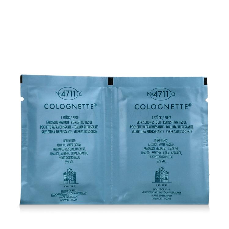 4711 Colognette Refreshing Lemon Tissues Čistilni robčki 20 kos