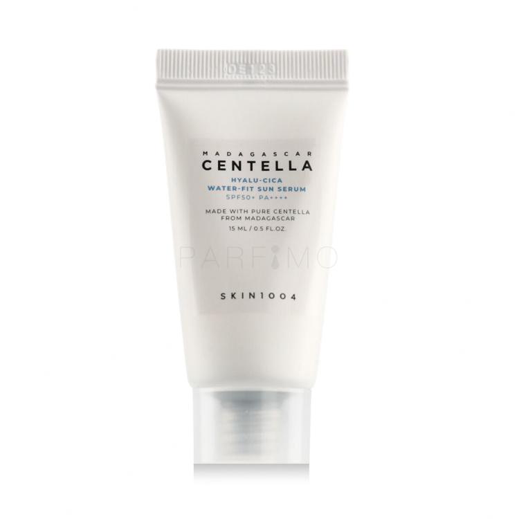 SKIN1004 Hyalu-Cica Water-Fit Sun Serum SPF50+ Zaščita pred soncem za obraz za ženske 15 ml