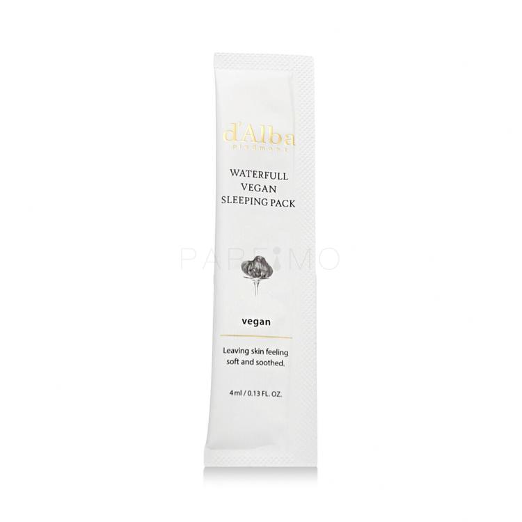d&#039;Alba White Truffle Waterfull Vegan Sleeping Pack Maska za obraz za ženske 12x4 ml