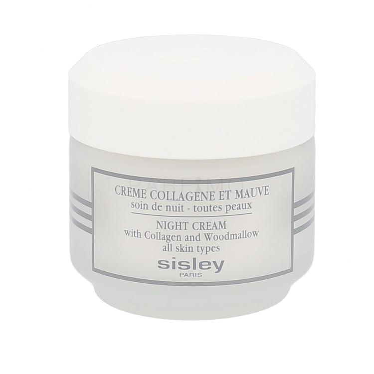 Sisley Night Cream With Collagen And Woodmallow Nočna krema za obraz za ženske 50 ml