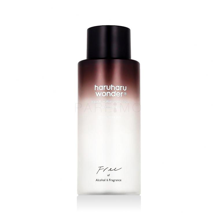 HaruHaru Wonder Black Rice Hyaluronic Toner Free of Alcohol &amp; Fragrance Losjon in sprej za obraz 150 ml