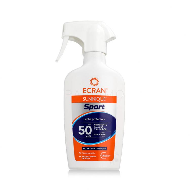 Ecran Sunnique Sport Protective Milk Spray SPF50 Zaščita pred soncem za telo 270 ml